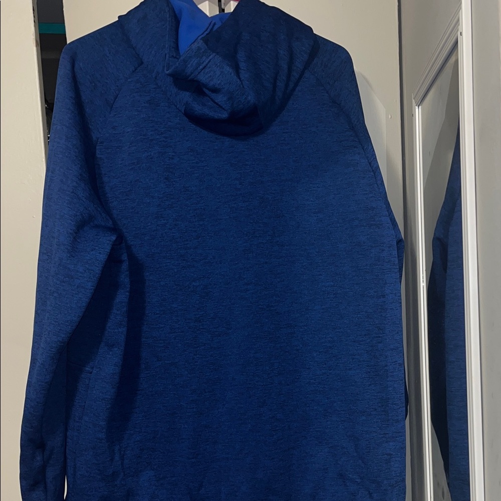 Nike Royal Blue Hoodie with Black Swoosh - Picture 5 of 6